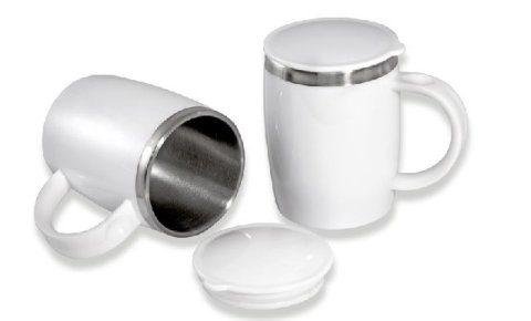 CA 0150 - Caneca em inox e PP 400 ml 