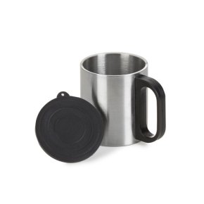 CN 09 - Caneca em inox com tampa 200 ml