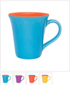 A08F - Caneca Tulipa Bicolor 330 ml